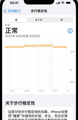 岳塘iPhone手机维修如何在iPhone开启'步行稳定性通知'