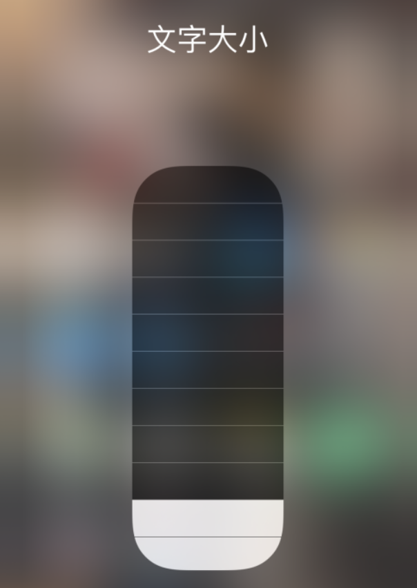 岳塘苹果手机维修分享小技巧：在 iPhone 控制中心快速调节字体大小 